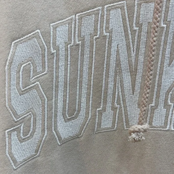 Sunkissed Beige Hoodie and Shorts Set - Picture 2 of 7